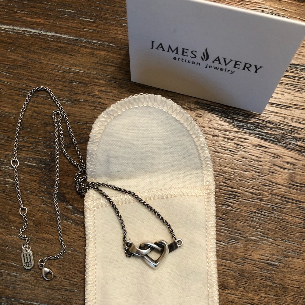 James Avery Heart Knot Necklace